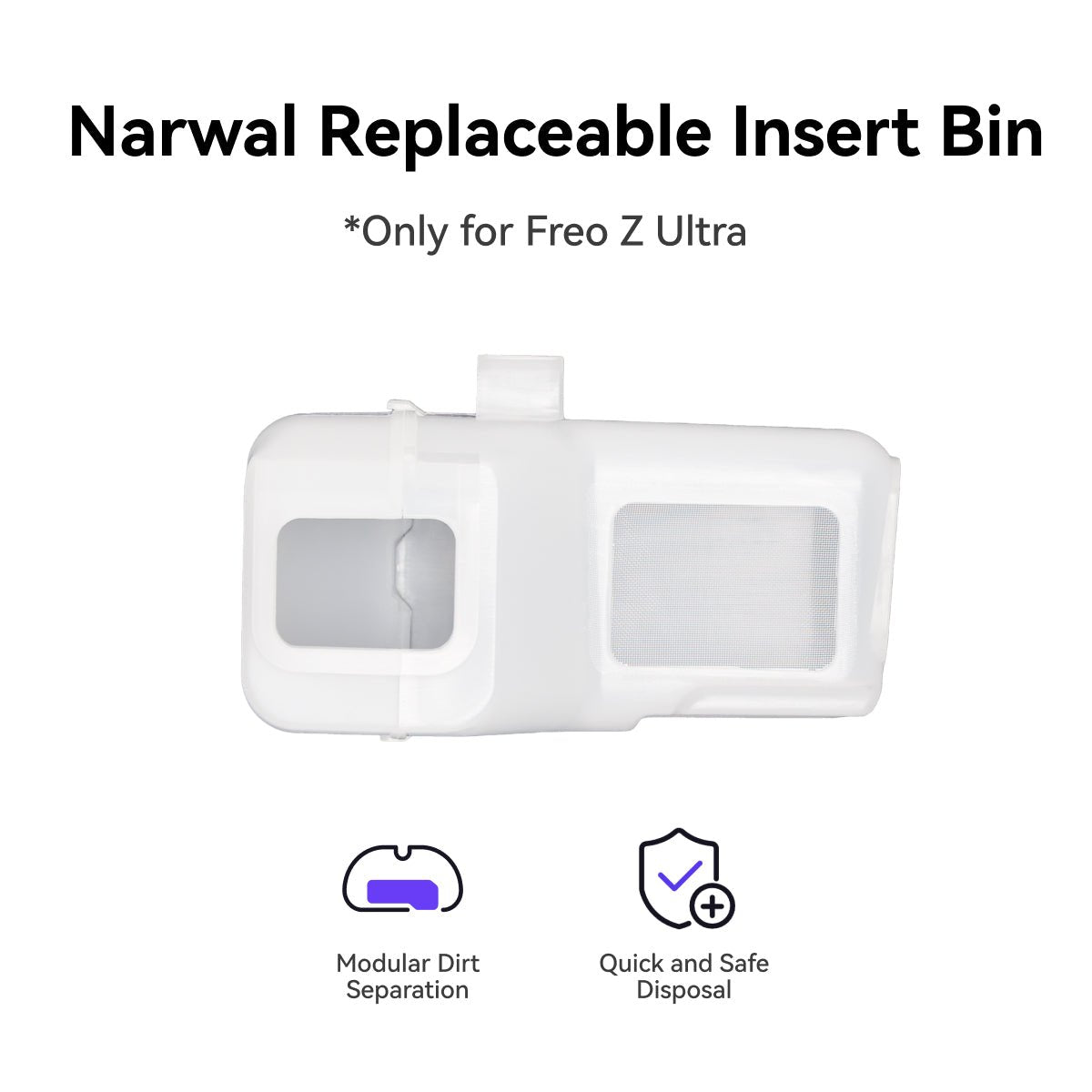 Replaceable Insert Bin for Flow/Freo Z Ultra/Freo Z10/Freo Z10