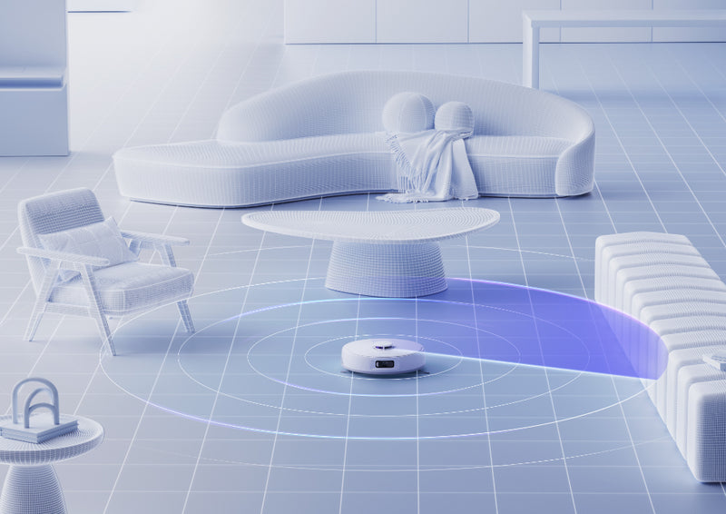 Robot Vacuum 360° room scanning