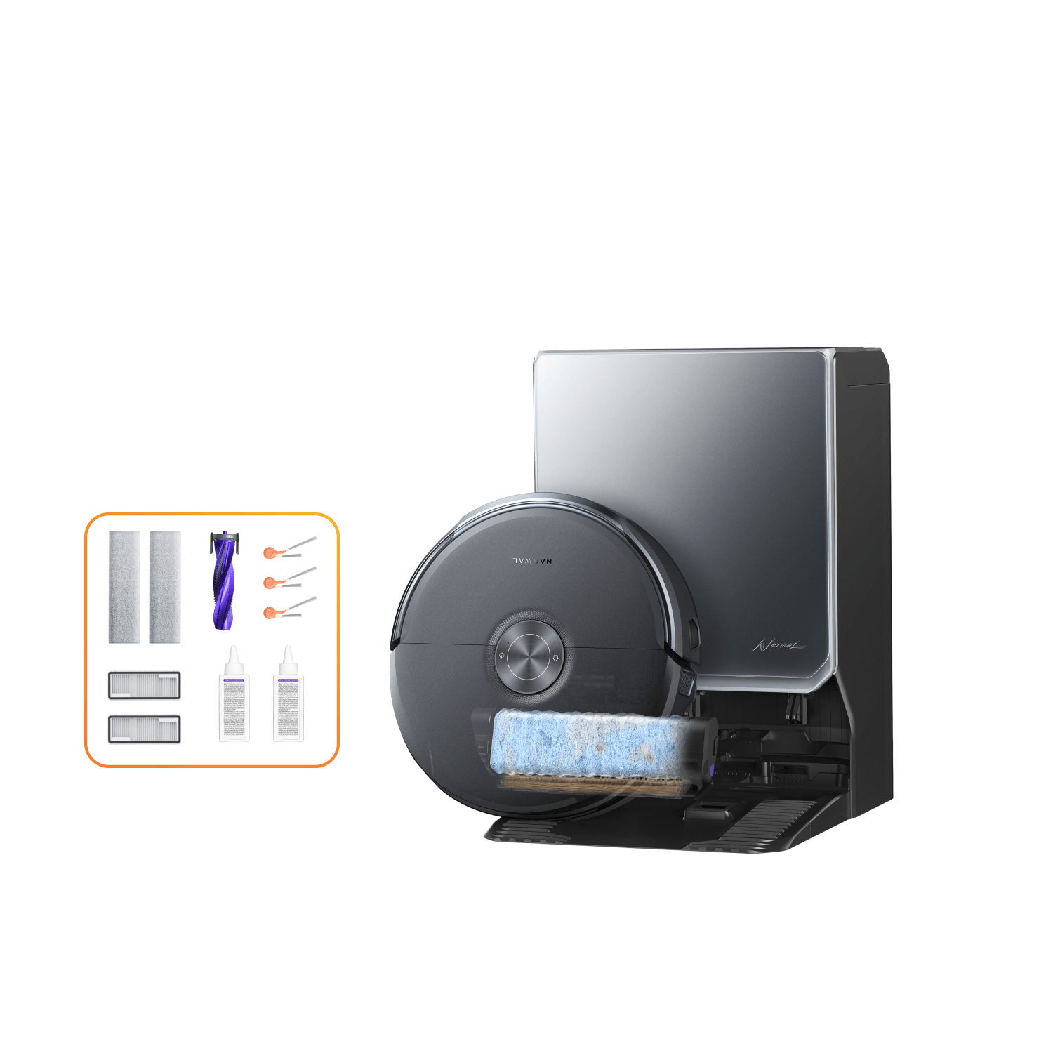 Flow 2 Robot Vacuum | 31,000Pa Hyper Suction AI Cleaning – Narwal