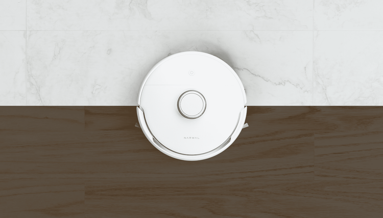  Narwal Freo Robot Vacuum and Mop Comb, Washing & Drying, Dirt  Sense Ultra Clean, Auto Add Cleaner, LCD Display, Smart Swing,  Arcuate-Route, Wifi, APP Control, White