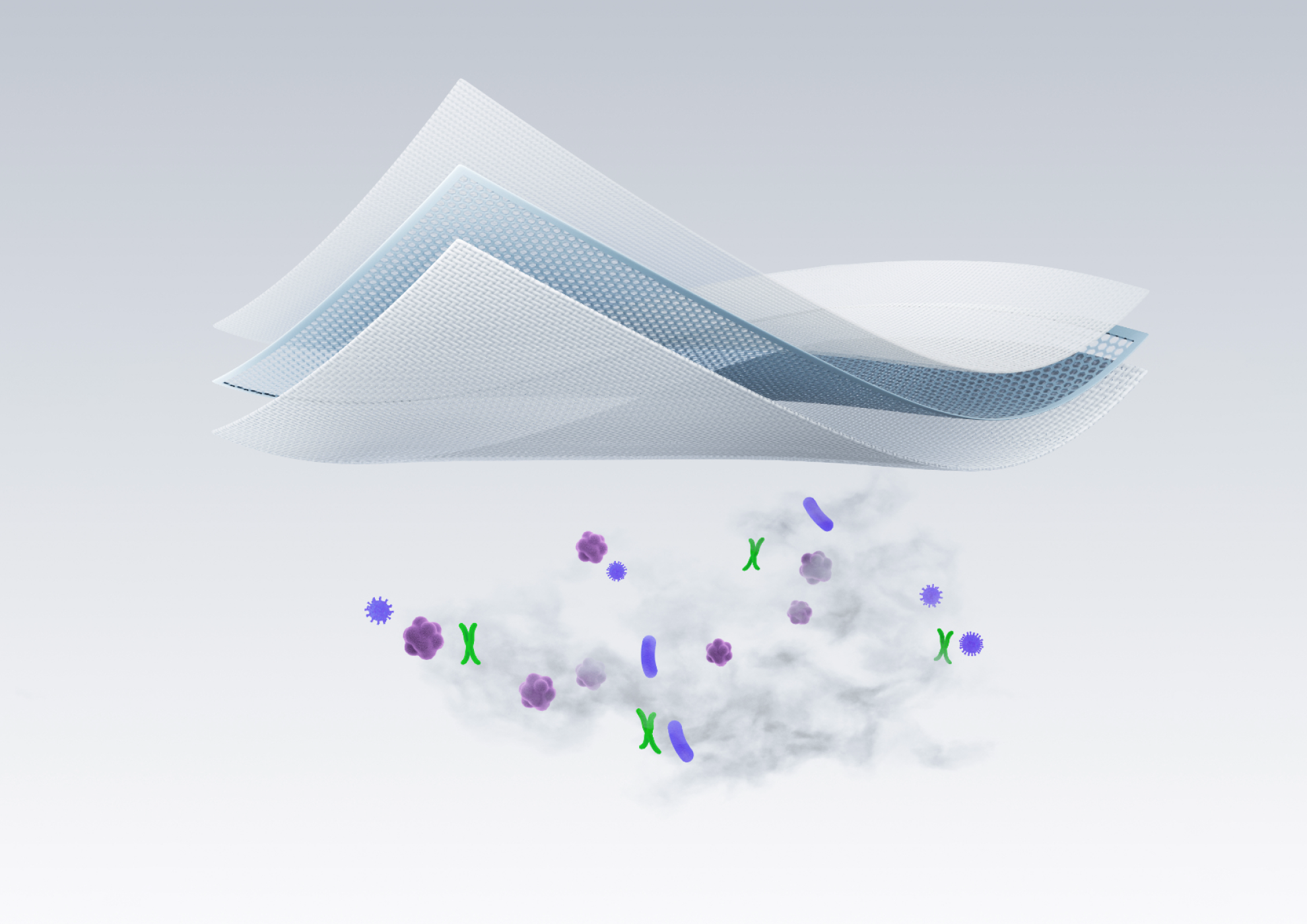 Antibacterial filter technology for Narwal Freo Z Ultra, effectively removing dust, bacteria, and particles for cleaner, healthier air.