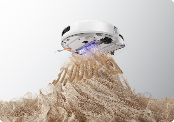 31,000 Pa* Suction Power