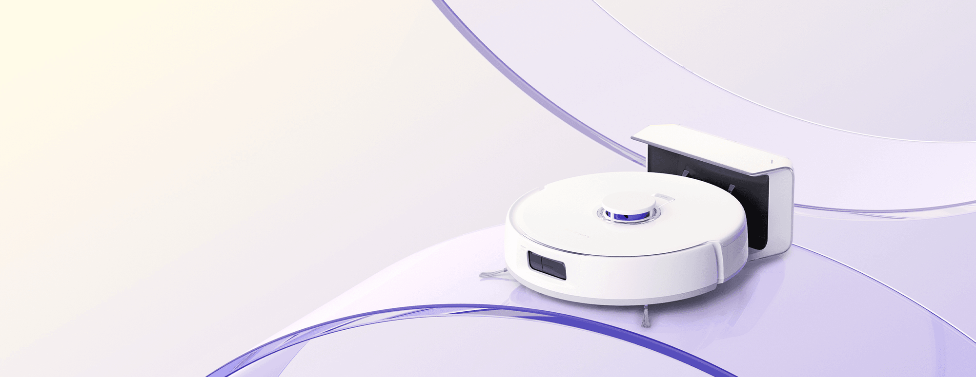 Narwal Freo X Plus robot vacuum charging in its dock, designed for powerful cleaning and easy maintenance.
