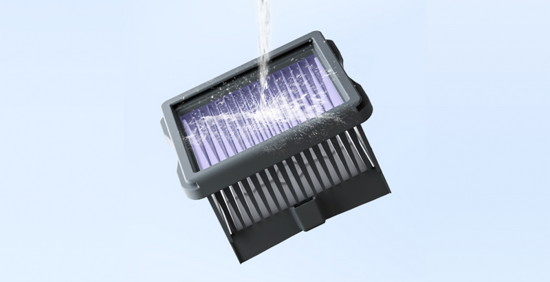 Antibacterial Filter for S10/S20 Pro being washed, maintaining its effectiveness with easy cleaning and durable design.