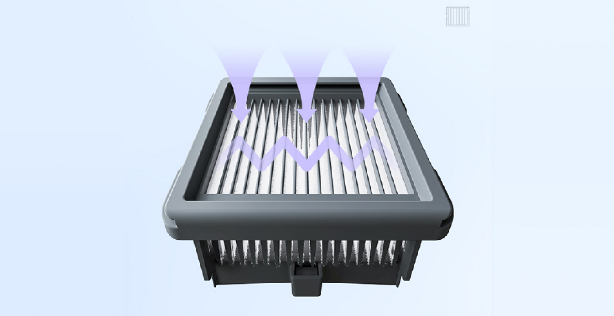 Antibacterial Filter for S10/S20 Pro with advanced airflow design to enhance filtration and remove harmful particles effectively.