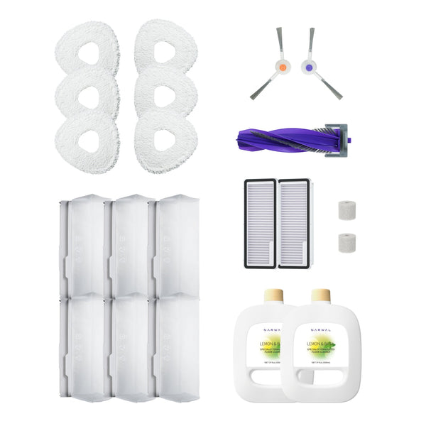 Kit Filtre Et Brosse Rouleau Pour Aspirateur Narwal S20 Pro / Rowenta X-Clean 10 - 4 Pièces - Pièces De Rechange - 8